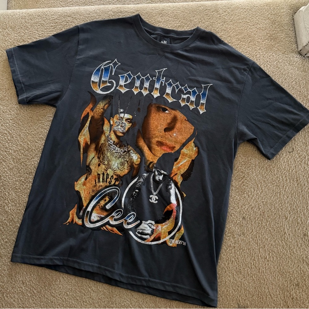 NEW Legends Apparel Graphic Tee with Central Cee Cench Design